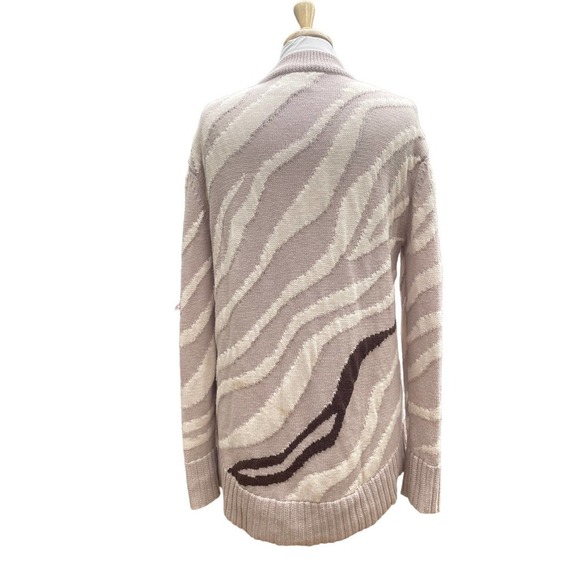 Tuckernuck Beige Lynx Oversized Sweater - Size Small - Picture 10 of 13